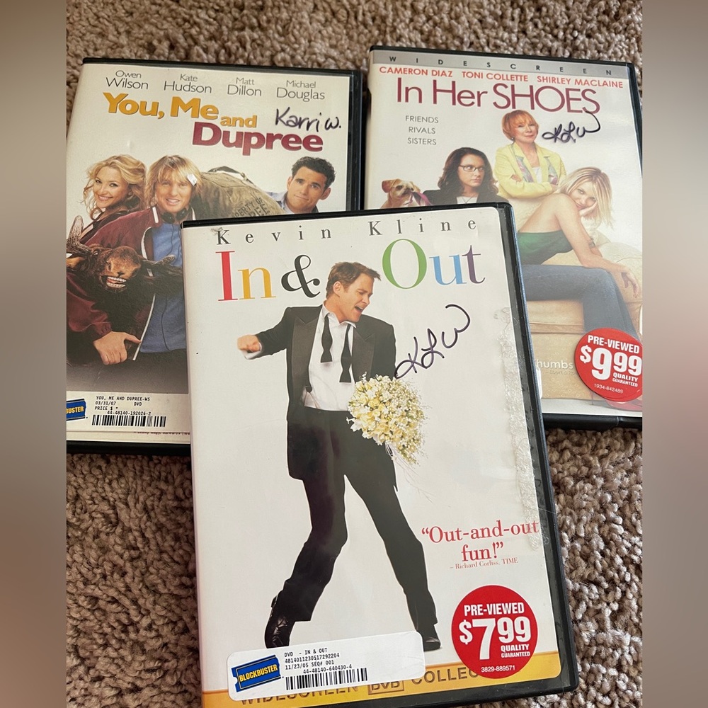 DVD Movie Collection with Kevin Kline